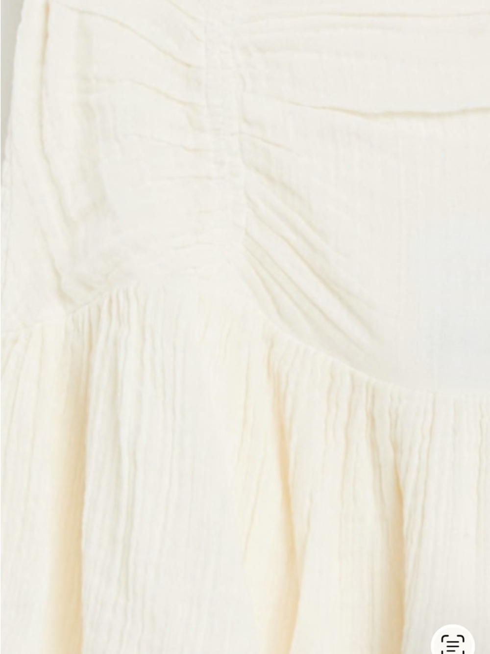 Free People Cream Can’t stop the Spring Tiered maxi skirt Small - Picture 7 of 12